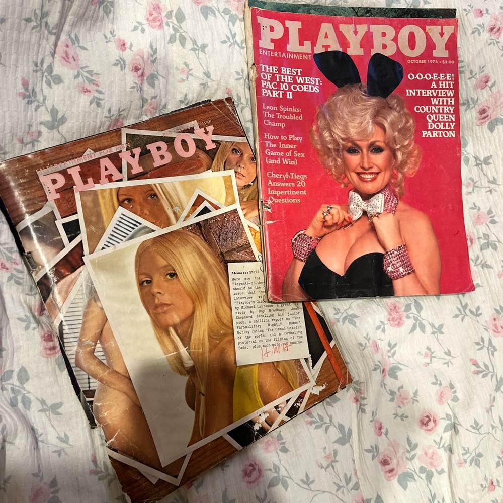 Vintage Playboy Magazine Set 🐰🩷